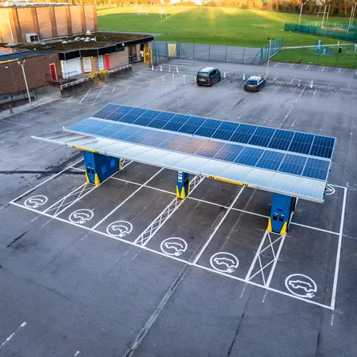 Solar EV Charging Hub